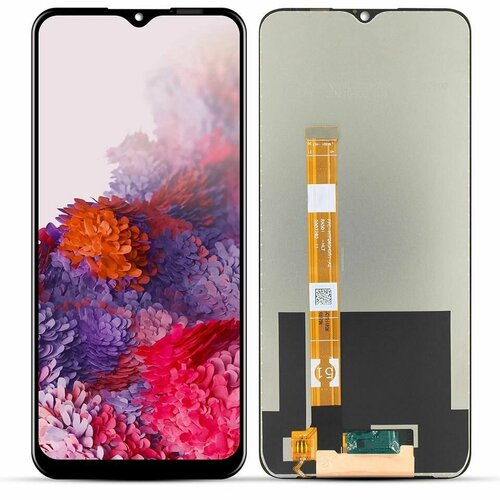 Дисплей для Realme C11 (RMX2185) / C15 (RMX2180) / OPPO A15 (CPH2185) / A15s (CPH2179) / A16 (CPH2269) (в сборе с тачскрином) (черный)