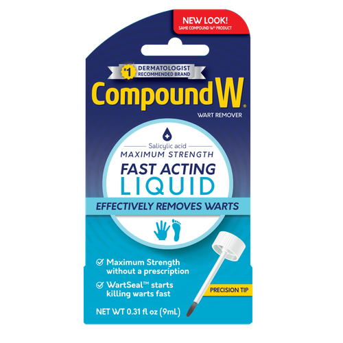 Быстродействующая жидкость для удаления бородавок Compound W Fast Acting Wart Removal Liquid