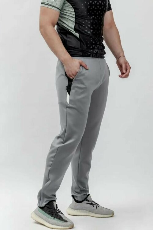 брюки IAMFIGHTER, размер S, серый