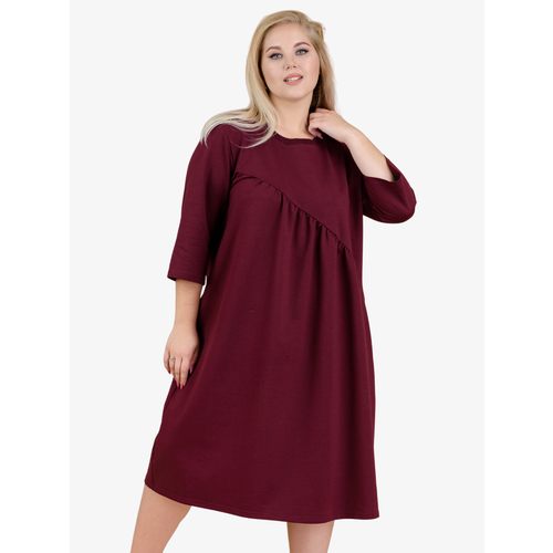 Платье НиРо, размер 72, бордовый юбка ниро размер 72 бордовый