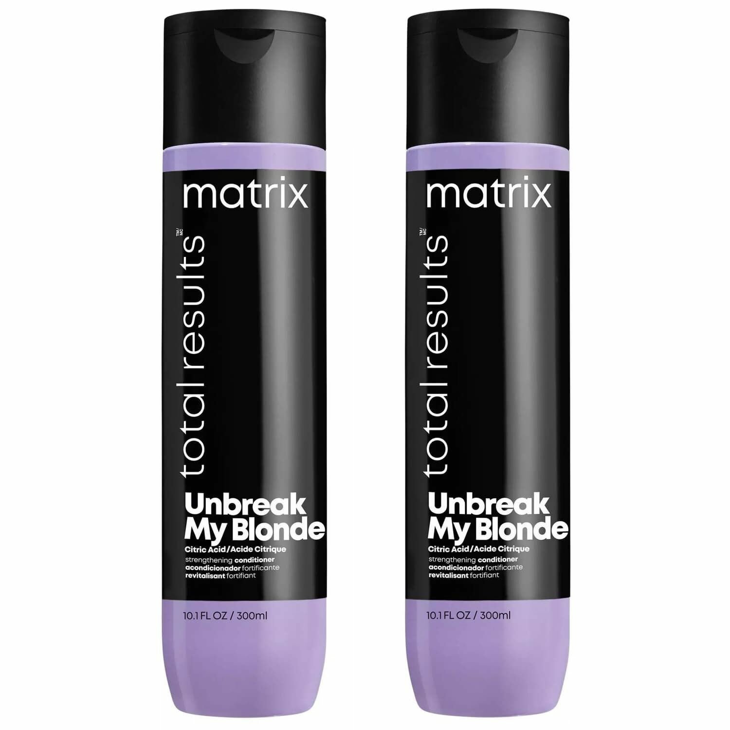 Matrix Кондиционер укрепляющий для осветленных волос Total results Unbreak My Blonde с лимонной кислотой, 2 х 300 мл