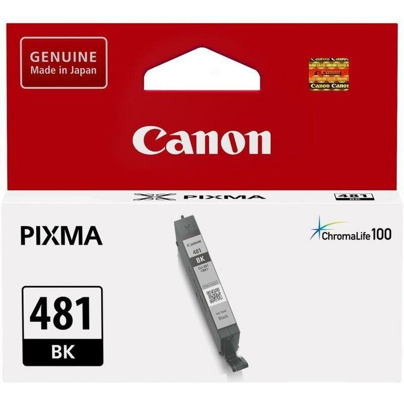 Картридж Canon CLI-481 BK для Canon Pixma TS6140/TS8140TS/TS9140/TR7540/TR8540 черный 2101C001 - фото №1