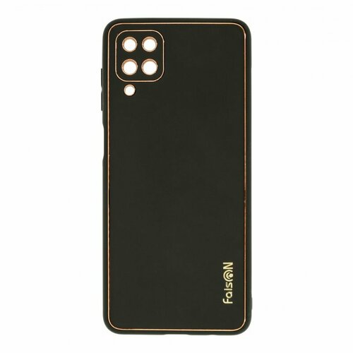 Силиконовый чехол FaisON CA-24 Graceful для Samsung A125 Galaxy A12 / A127 Galaxy A12 Nacho / M127 Galaxy M12, серый силиконовый чехол faison ca 24 graceful для xiaomi redmi 9a redmi 9i серый