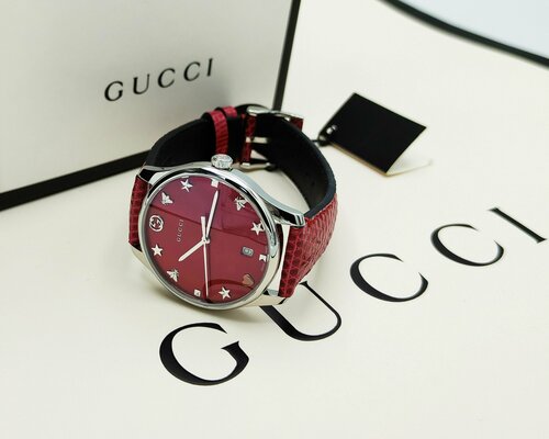 Наручные часы GUCCI YA1264041, красный