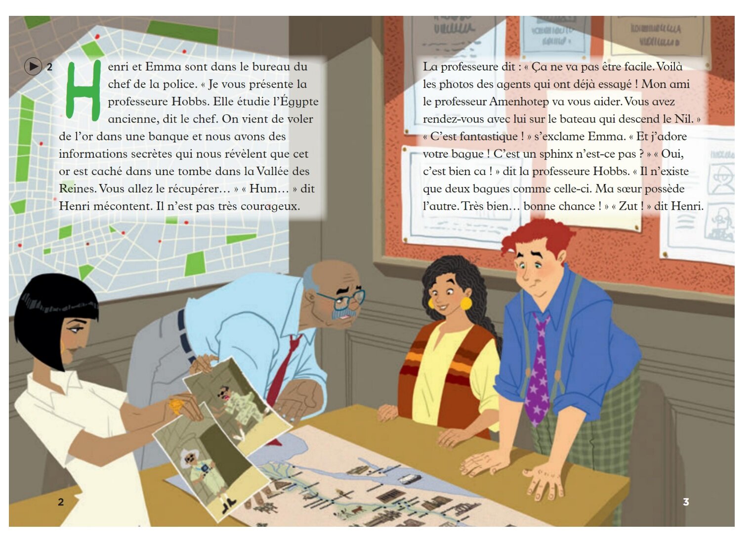 Rdr+CD: [Poussins]: HENRI ET LA TOMBE EGYPTIENNE - фото №2