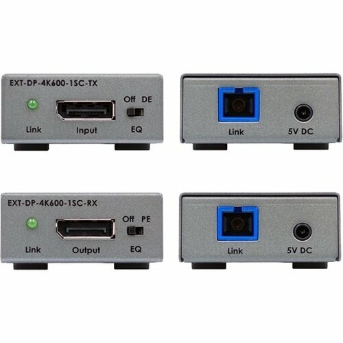 Gefen EXT-DP-4K600-1SC- Комплект приборов для передачи сигнала DisplayPort 1.2 по оптоволокну