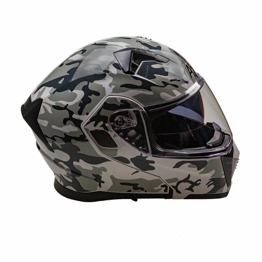 AiM Шлем JK906 снегоходный с эл. подогревом Camouflage glossy — фото 14