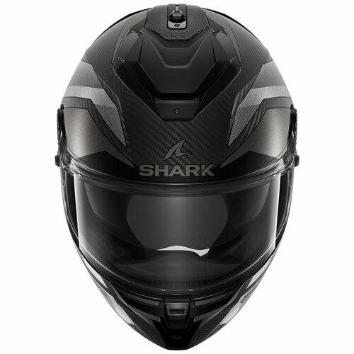 Мотошлем интеграл SHARK SPARTAN GT PRO RITMO CARBON MAT Black/Silver/Chrome, M