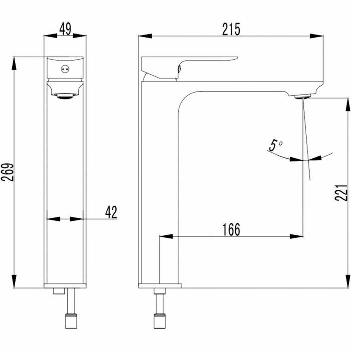 Смеситель для раковины AQUAme - фото №2