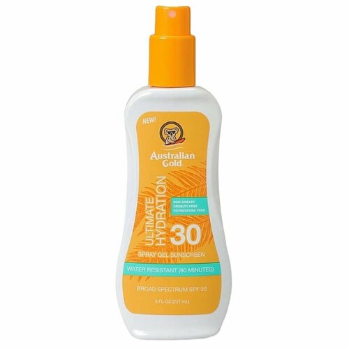 Спрей-гель Ultimate Hydration SPF 30 Australian Gold australian gold spf 6 spray oil морковное солнцезащитное масло водостойкое 237 мл