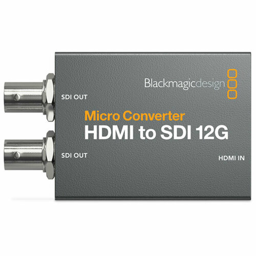 Blackmagic Micro Converter HDMI/SDI 12G wPSU ypbpr to hdmi converter color difference component to hdmi rgb to hdmi converter with audio support full hd 1080p