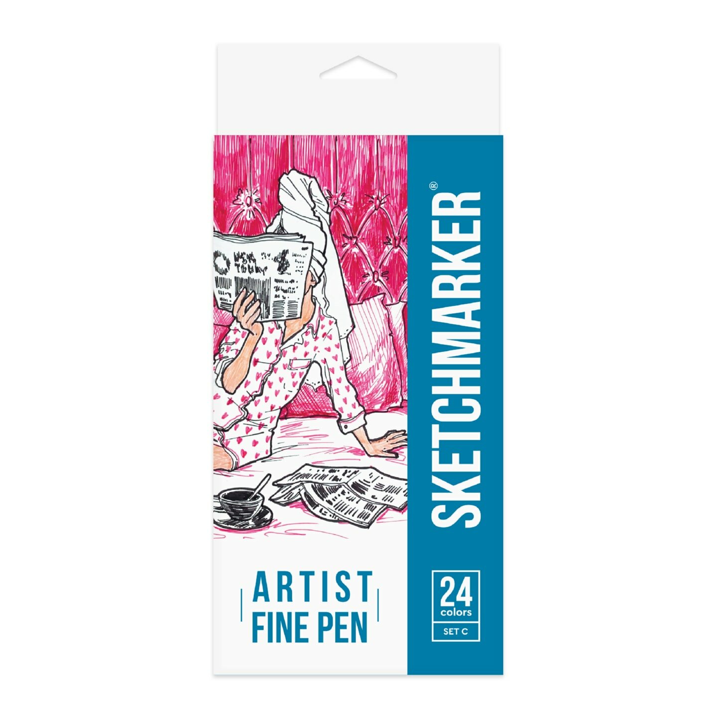 Набор капиллярных ручек "Artist fine pen Basic 3", 24 цвета