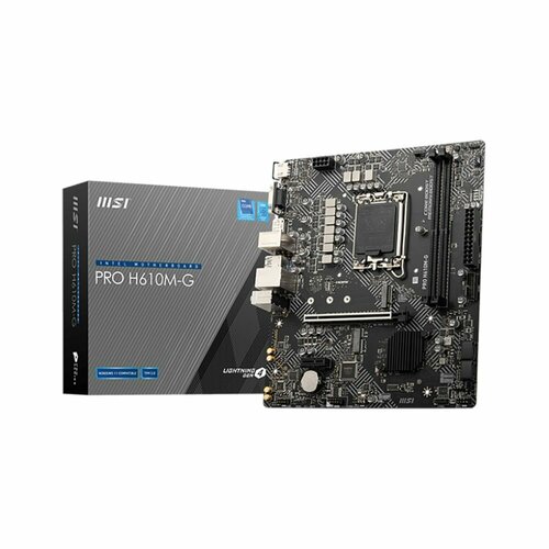 Материнская плата MSI PRO H610M-G DDR5 1080800₽