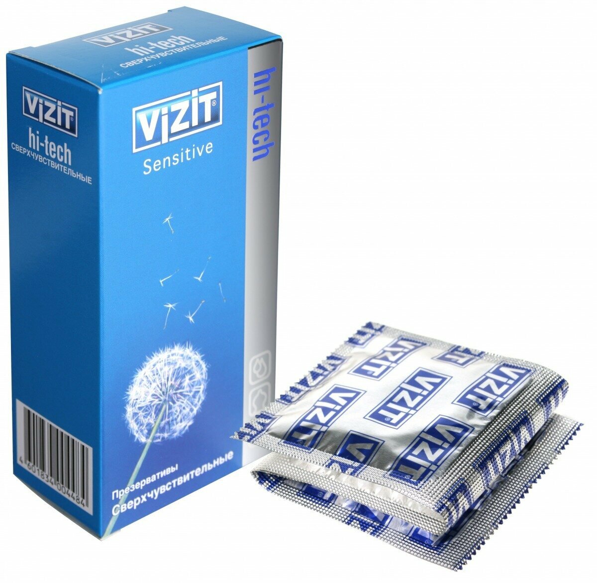 Презервативы Vizit Hi-Tech Sensitive анатомические, 12 шт - фото №11