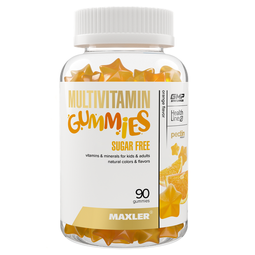 Мультивитамин без сахара для детей от 4-х лет Maxler Gummies Sugar Free 90 шт - Апельсин