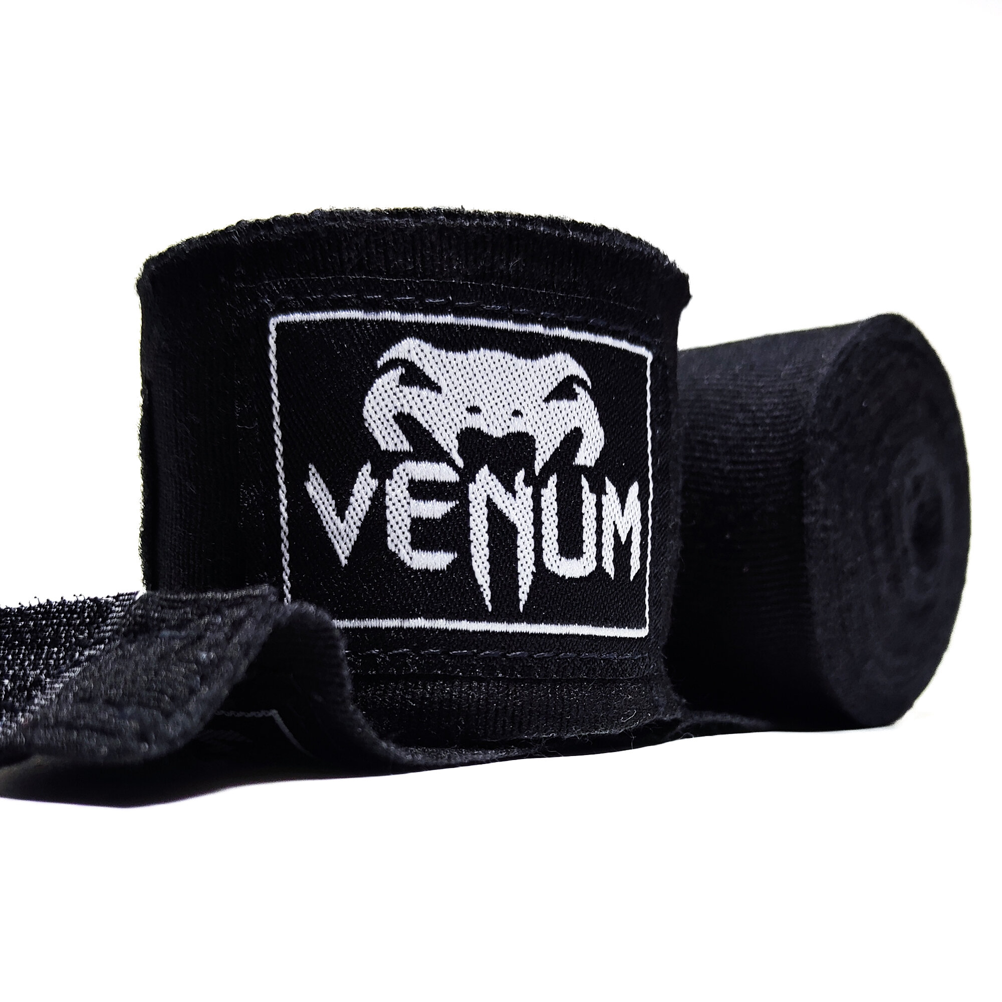 Боксерские бинты Venum Kontact, чёрные, 3.5 метра