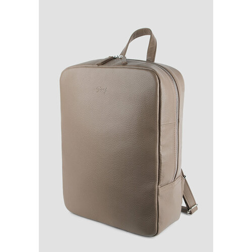 фото Рюкзак saaj, фактура гладкая, бежевый