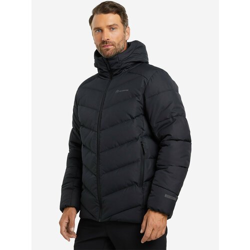 фото Пуховик outventure, размер 48, черный