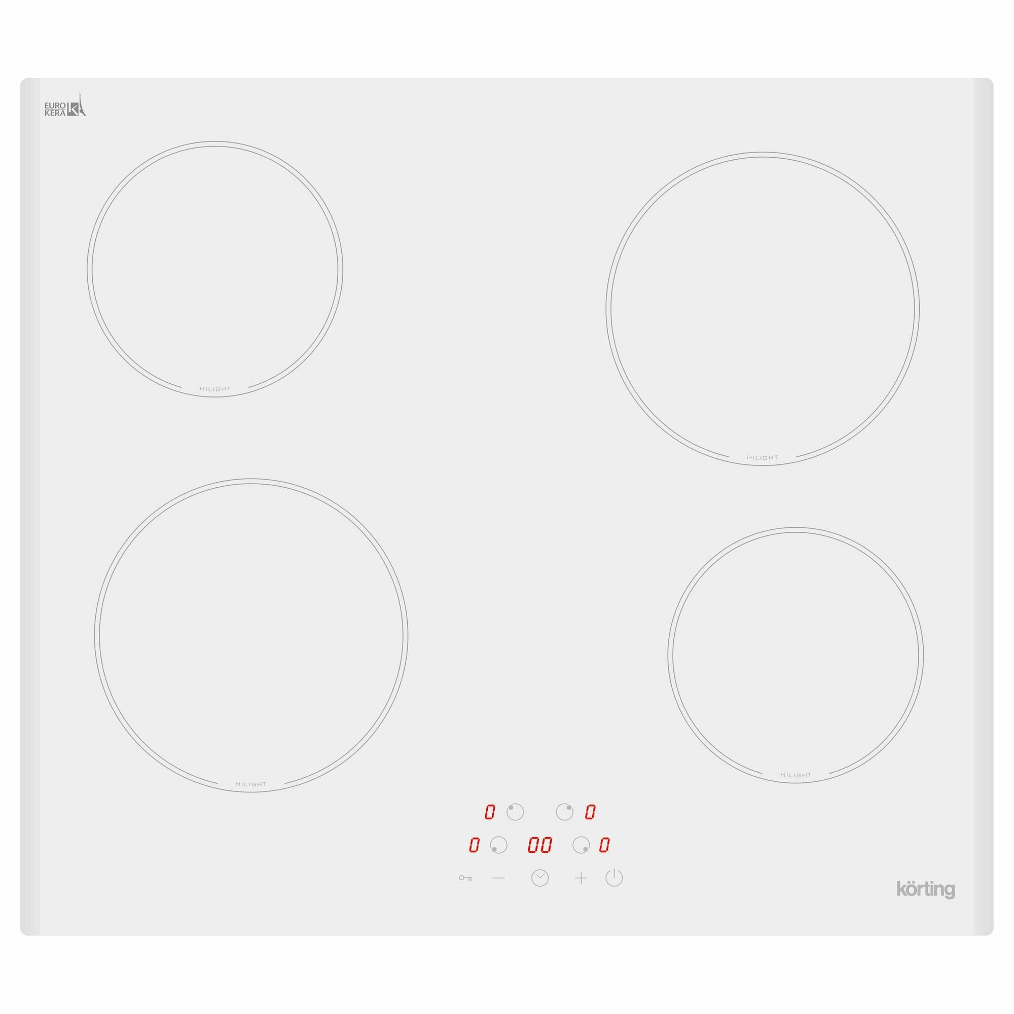 Встраиваемая электрическая панель KORTING HK 60003 BW