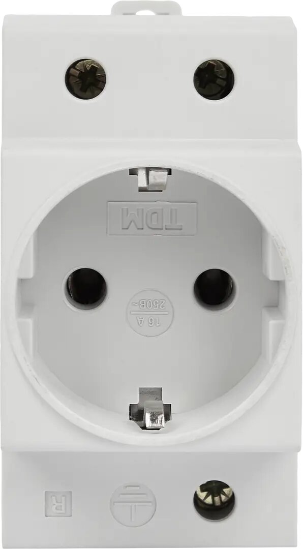 Розетка TDM Electric РАр10-3-ОП с заземляющим контактом