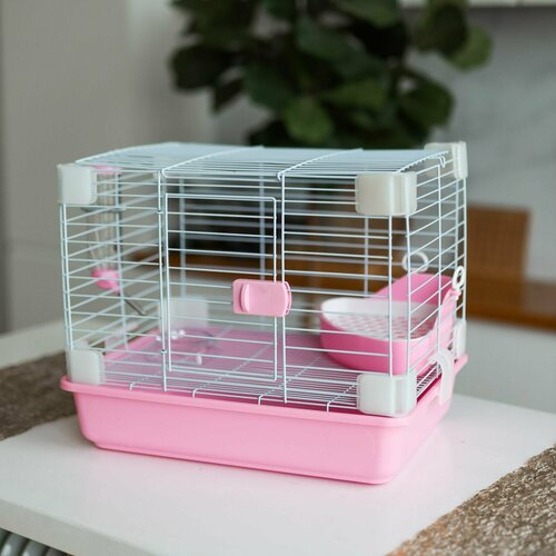 Клетка для грызунов Не Один Дома Mouse розовый 48х36х38 см 3290₽