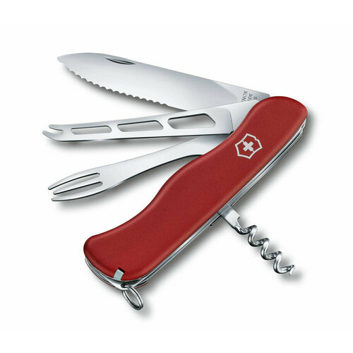 Нож перочинный Cheese Master, красный, 11,1х3,2х1,8 см, Victorinox, 0.8313. W