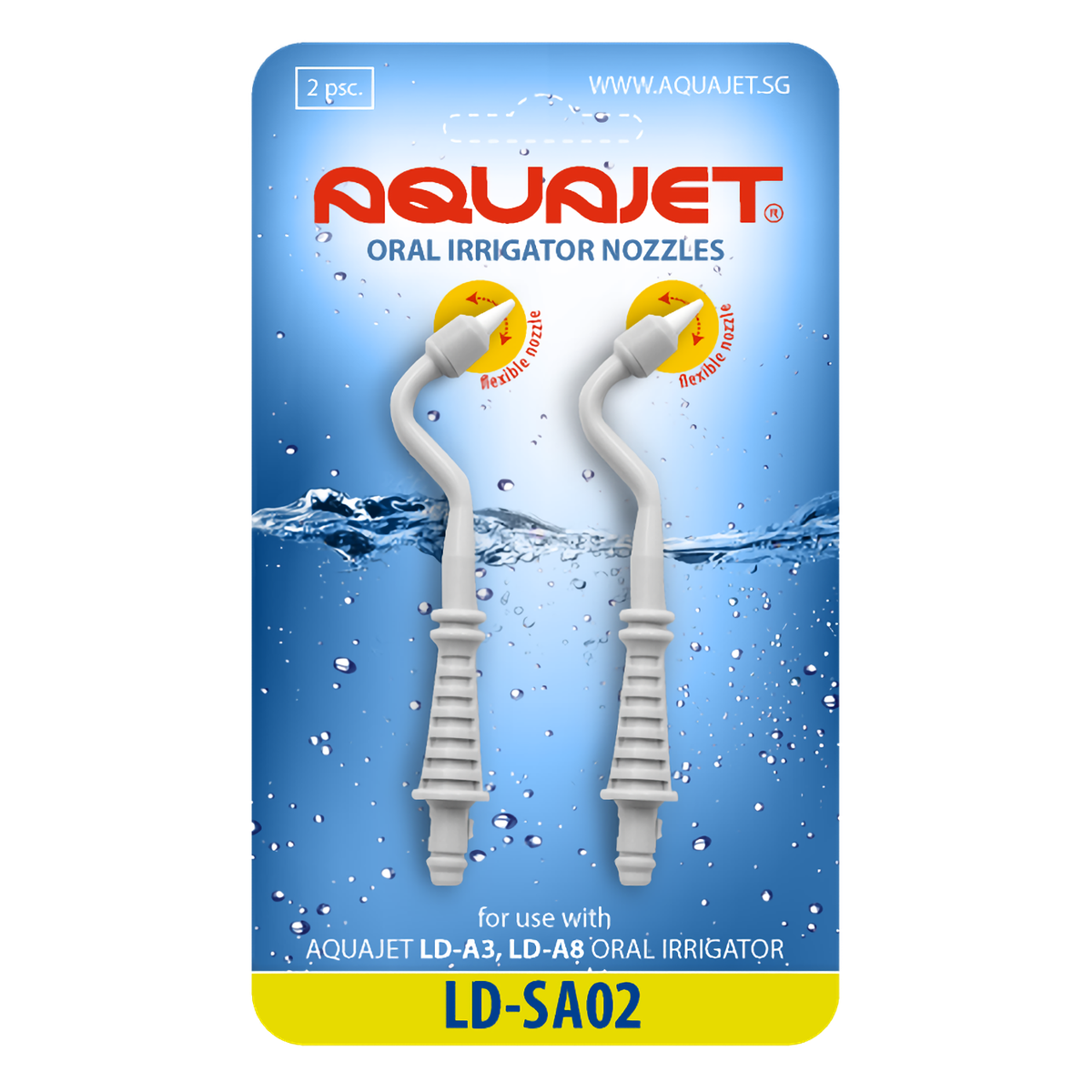 Пародонтологические насадки для Aquajet LD-A8/A3/А9, 2 шт