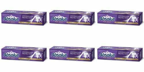 Весна Зубная паста Профилактическая антибактериальная Absolut PRO Extra Whitening , 110г, 6 шт