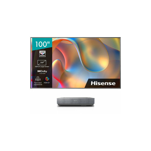Телевизор HISENSE ED Hisense 100 Laser TV 100L5H черный 4K Ultra HD 100Hz DVB-T DVB-T2 DVB-C DVB-S DVB-S2 WiFi Smart TV 24109000₽