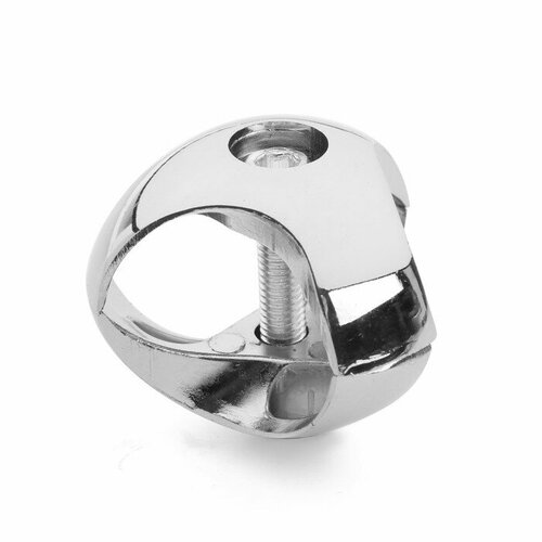 Крепеж тройной левый, R-2 SX , краб d-25 10114505 серебристый, хром