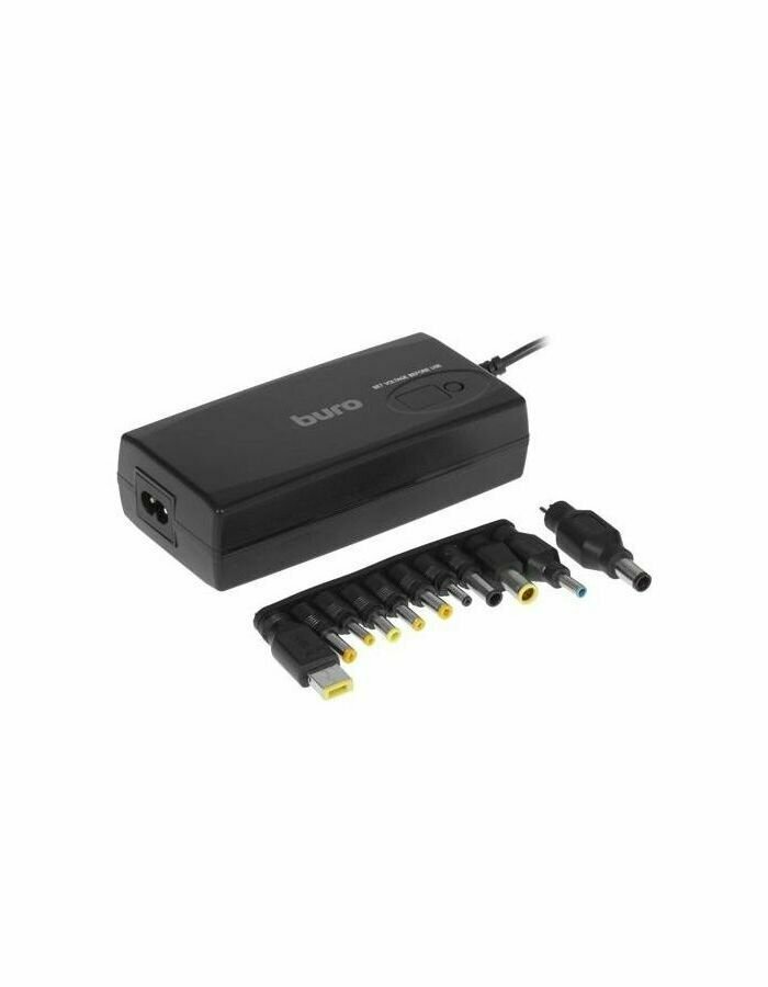 Блок питания Buro BUM-1245M90 ручной 90W 12V-24V 11-connectors 35A 1xUSB 1A от бытовой электросети LСD индикатор