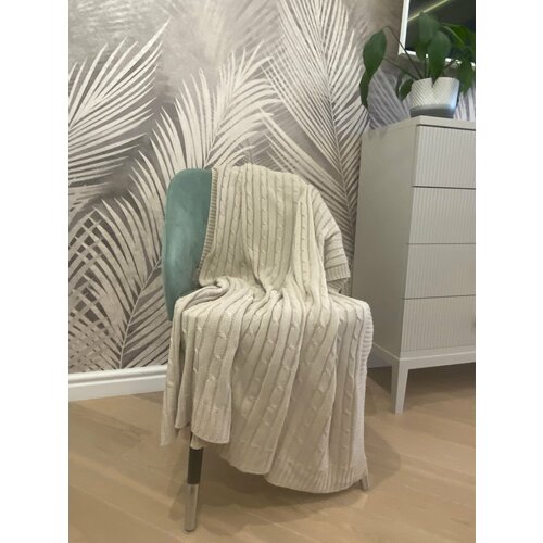 Плед вязаный 