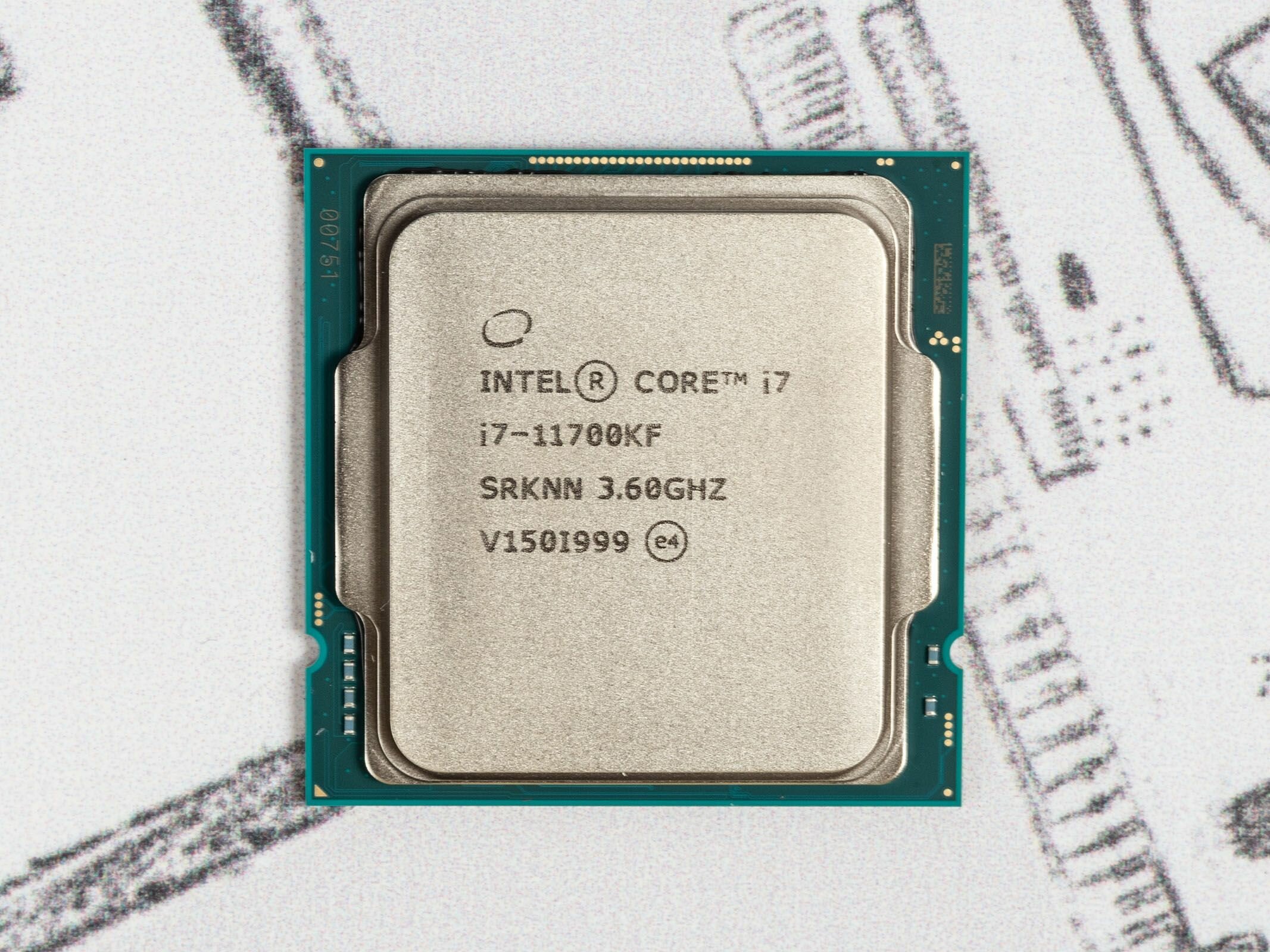 Процессор Intel Core i7-11700KF BOX (Rocket Lake, 14nm, C8/T16, Base 3,60GHz, Turbo 5,00GHz, Without Graphics, L3 16Mb, TDP 125W, w/o cooler, S1200) - фото №8