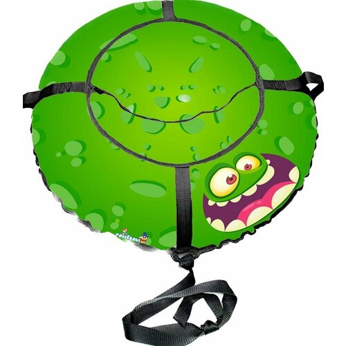 FANI SANI Санки-ватрушка Зеленый монстрик PROFFI диаметр 110 см/7 80108