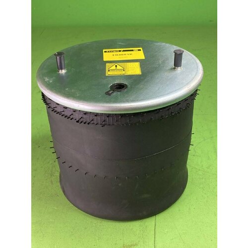 881 пневмоподушка ! со стаканом 2шп. M12смещ.25. 1отв. штуц. M22. поршень стальной 12 отв. М16 \BPW