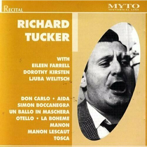 AUDIO CD TUCKER, RICHARD Recital sharratt nick tucker stephen goldilocks cd