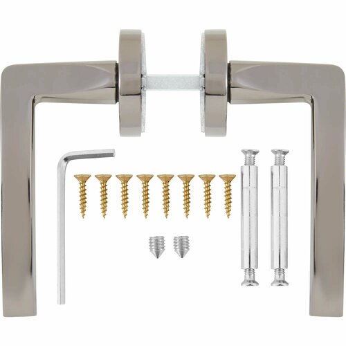 Дверные ручки 137 F комплект цвет графит 3106₽