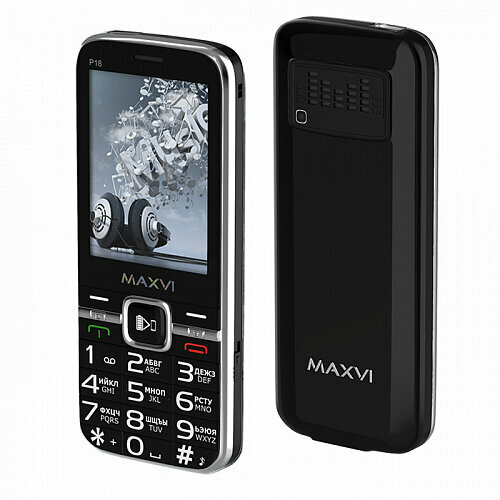 Мобильный телефон Maxvi P18 black