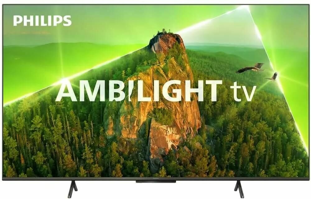 43" Телевизор Philips 43PUS8108/60, 4K Ultra HD, хром, смарт ТВ, New Philips Smart TV