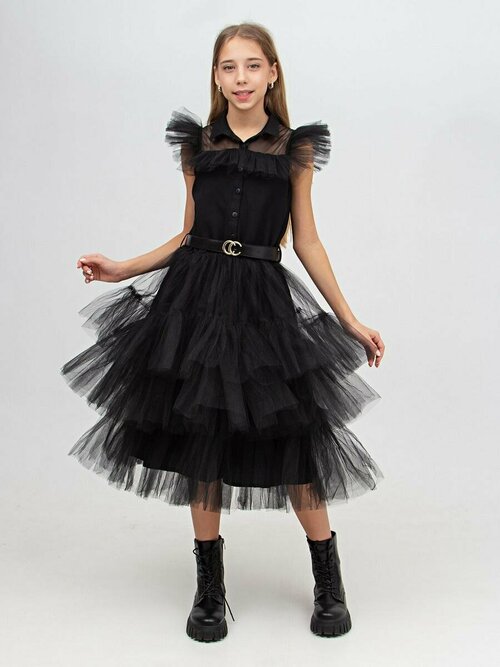 Платье Wizzy, размер 134, черный