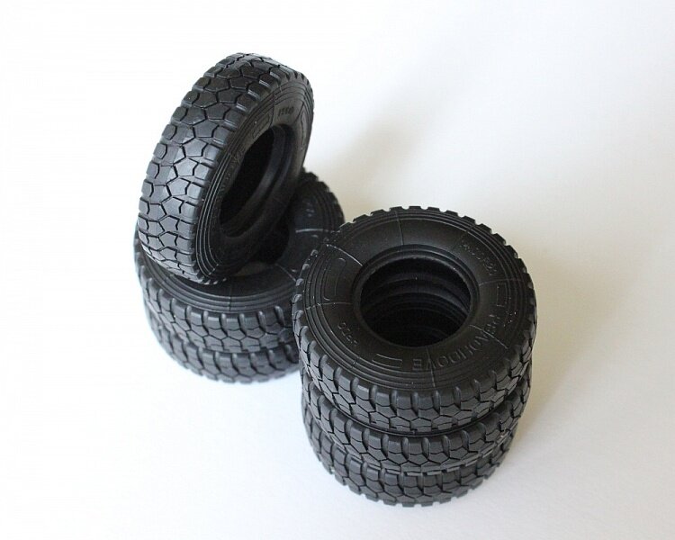 SPS-001 Tyres for Vehicle/Diorama (4pcs)
