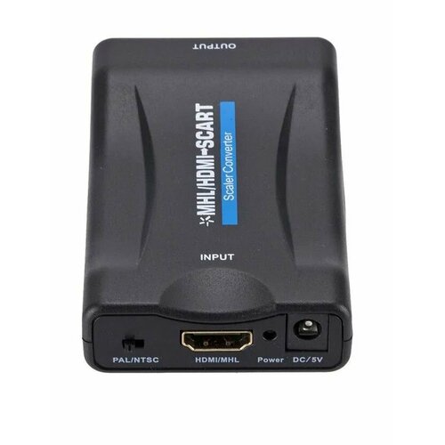 Конвертер видео HDMI-SCART, черный