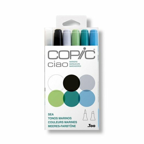 Набор маркеров Copic Ciao Ocean, цвета океана, 6 штук