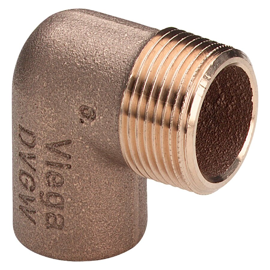 фото Угольник 90° Viega переходной бронза 1/2"х18 мм