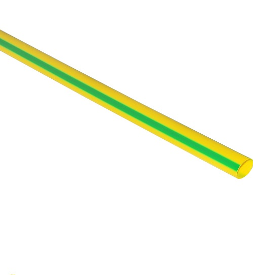Термоусаживаемая трубка ТУТ 40/20 PROxima tut-40-yg-1m желто-зеленая 1м EKF