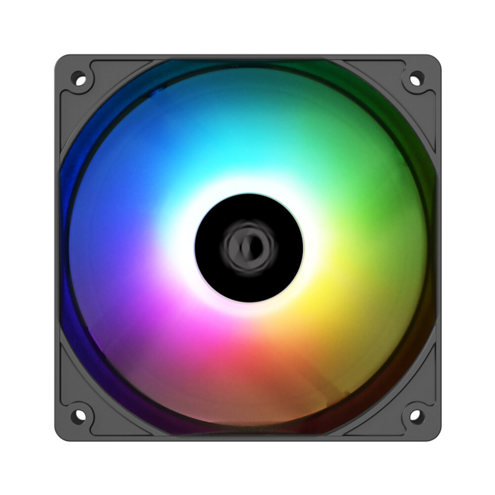 Вентилятор для корпуса ID-Cooling 120x120x25mm 500-1500rpm 68.2CFM 13.8-30.5dBA 4-pin PWM LED Ret - фото №3