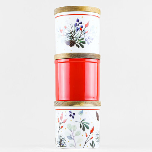 Набор банок для хранения Императорский фарфоровый завод Календа 250 мл 3130₽