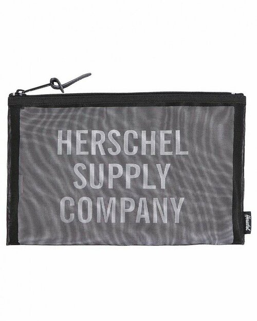 Сумка клатч Herschel, фактура тиснение, черный