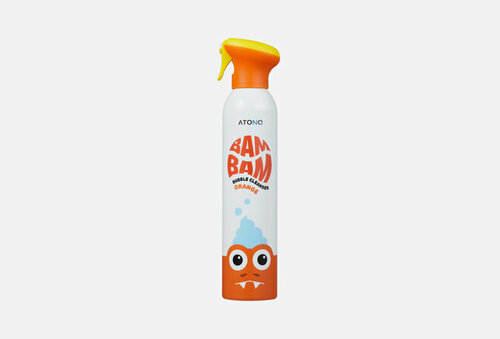 Детское средство для умывания лица и тела с ароматом апельсина BAM BAM BUBBLE CLEANSER ORANGE