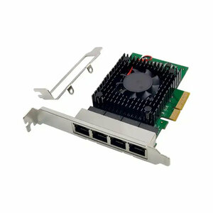 Сетевая карта PCIe x4 (I225-V) 4xRJ45 2.5Gbps Server NIC | ORIENT XWT-INT225L4PE4